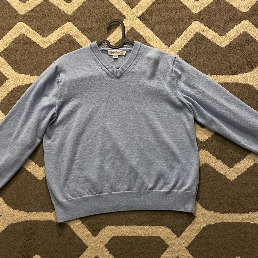 Calvin Klein light blue sweater